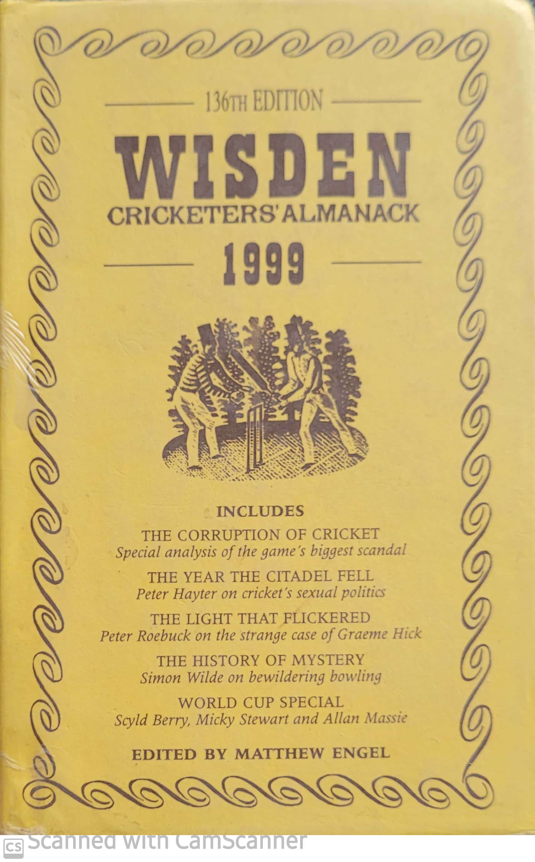 wisden cricketer's almanack  1999
